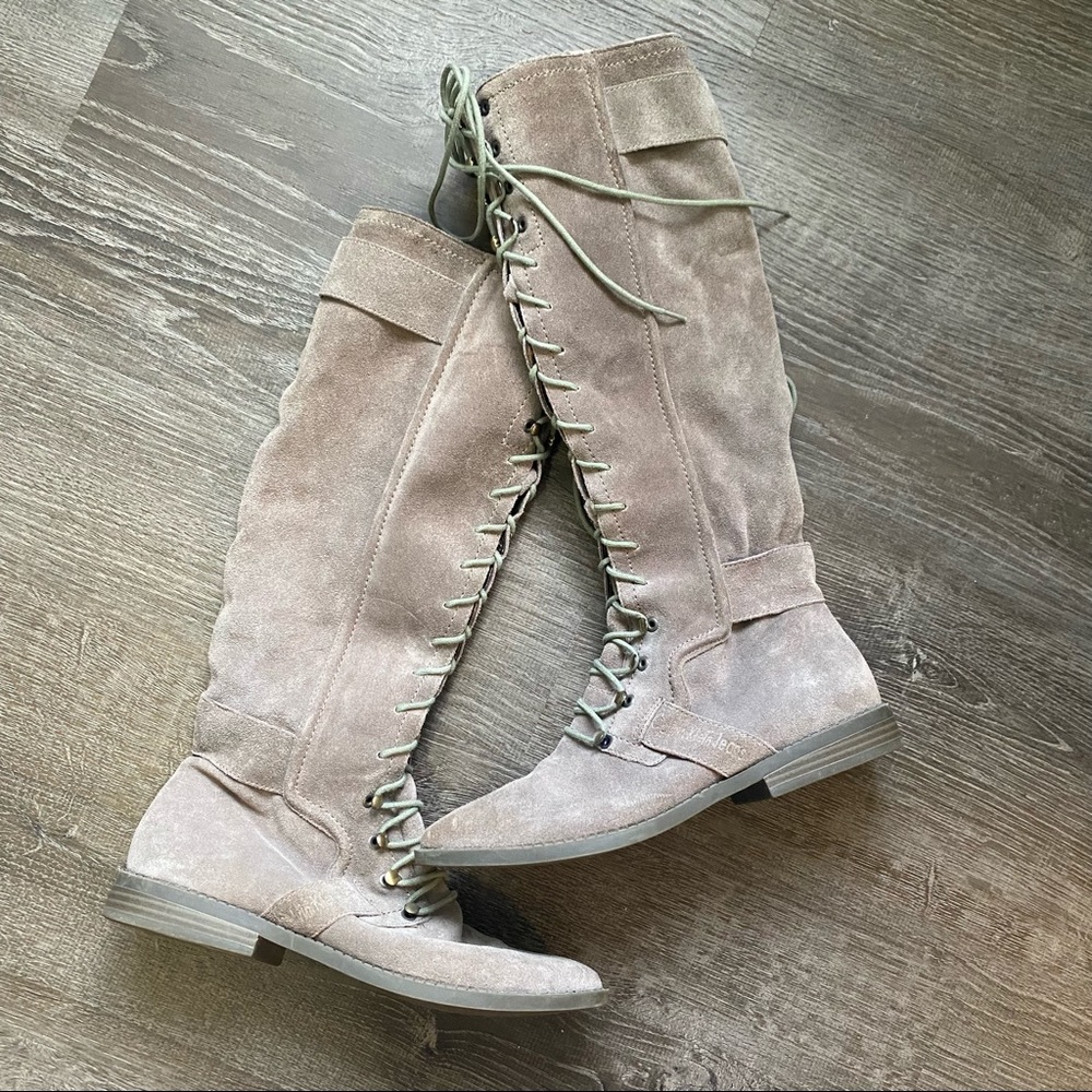 Calvin Klein Mouse Lace Up Claudia Boot 7.5